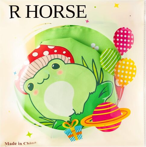 R HORSE 2Pcs Christmas Kid Apron and Chef Hat Set, Xmas Red Adjustable Children Red Kitchen Apron, Dress up Role Play Chef Toy Cooking Baking Painting Training Kits for Kids Birthday Christmas Gift in Kuwait