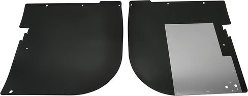 KUAFU قطعتان من بطانات حاجز خلفي مشاعل داخلية متوافقة مع 2013-2017 Polaris Ranger XP 900/ XP 1000 بما في ذلك نماذج الطاقم 2015 570 بالحجم الكامل/570 واقيات الطين بالحجم الكامل in Saudi Arabia