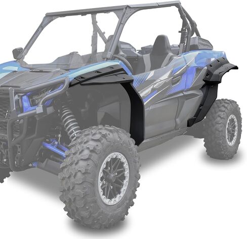 XXL Fender Flares for Kawasaki Teryx KRX 1000 2020-2025 Accessories, Front Rear Heavy-Duty Combined Extended Mud Flaps Extension Mud Guards for Kawasaki Teryx KRX 1000, Replace #99994-1324 in Saudi Arabia