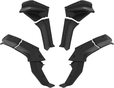 XXL Fender Flares for Kawasaki Teryx KRX 1000 2020-2025 Accessories, Front Rear Heavy-Duty Combined Extended Mud Flaps Extension Mud Guards for Kawasaki Teryx KRX 1000, Replace #99994-1324 in Saudi Arabia