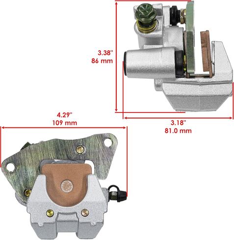 الفرجار الأمامي الأيمن والأيسر من كالتريك متوافق مع Yamaha Grizzly 600 YFM600FWA 98-02 4WV-2580U-00-00 4WV-2580T-00-00 in Saudi Arabia