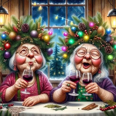 GUMITOON Diamond Art Kits for Adults-Full Drill Diamond Dots Paintings for Beginners, Round 5D Paint with Diamonds Pictures Gem Art Painting Kits DIY Crafts Kits 14"x14" QCY-058 in Kuwait