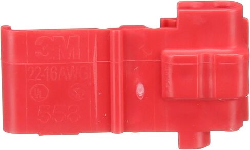 3M Electrical IDC 558-BULK، تشغيل وصنبور، مثبطات اللهب، أحمر، 22-16 AWG، (عبوة من 500) in Saudi Arabia
