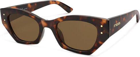 SOJOS Retro Trendy Polarized Sunglasses For Women Narrow Cat Eye Womens Shades SJ2346 in Saudi Arabia
