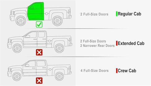 APS Premium 6in Black Stainless Steel Running Boards Compatible with Silverado Sierra Regular Cab 07-18 in Saudi Arabia