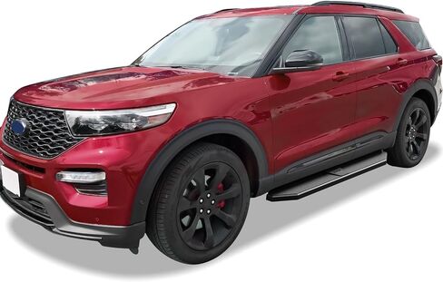 لوحة تشغيل HD Ridez ذات الطراز المسطح مقاس 6 بوصات باللون الأسود متوافقة مع Ford Explorer 2020-2025 Sport Utility 4 أبواب (خطوات جانبية وقضبان جانبية) in Saudi Arabia