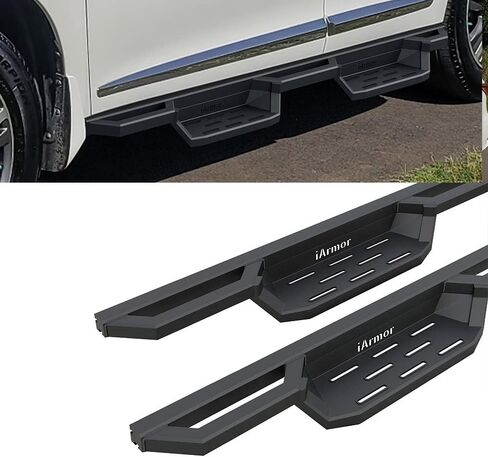 درع للجيب من الألومنيوم HD Ridez متوافق مع Nissan Pathfinder 2013-2021 (باستثناء البلاتين) وإنفينيتي QX60 2013-2016 (قضبان جانبية لخطوات Nerf) in Saudi Arabia