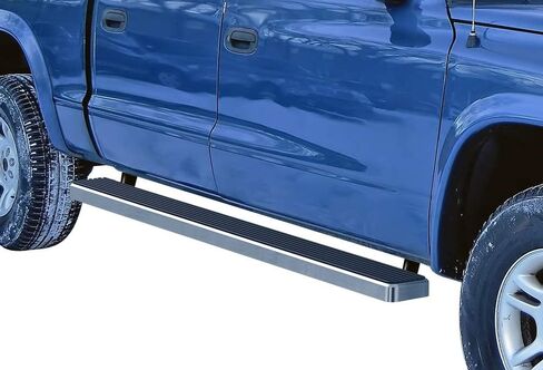 APS Premium 5in 304 Stainless Steel Running Boards Compatible with Dodge Dakota Quad Cab 00-04 in Saudi Arabia