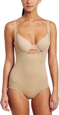 Maidenform ارتداء حمالة الصدر الخاصة بك Torsette Body Shorter، Body Beige، Large in Saudi Arabia