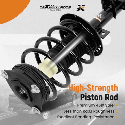 الدعامات الأمامية maxpeedingrods لنيسان سنترا 2007-2012، 172379 172378 ممتص الصدمات دعامات كاملة مع مجموعة زنبركية ملفوفة 1331648L 1331648R 2 قطعة in Saudi Arabia