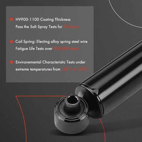 A-Premium Rear Suspension Shock Absorber Compatible with Ram ProMaster City 2015-2022, 2-PC Set in Saudi Arabia