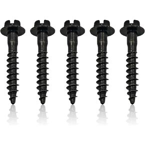 5PCS Air Box Bolt Screws, # BAS01003 Air Filter Housing Retaining Bolts, Replace Part Number 6509605AA, 11549031, Compatible with Chrysler Chevrolet Dodge Jeep Pontiac (Black) in Kuwait