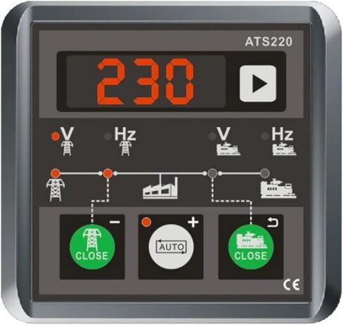 ATS220 Genset ATS Switch Controller LED Display Generator Control switch Module Panel in Saudi Arabia