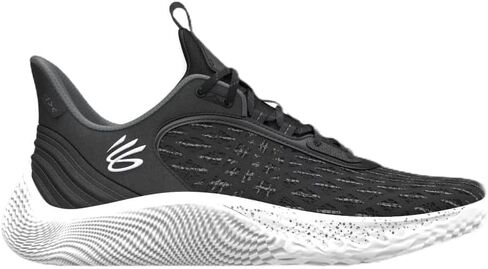 Under Armour Steph Curry Flow 9 Team Mens Basketball Shoes Black/White in Saudi Arabia