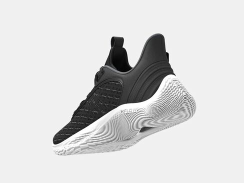 Under Armour Steph Curry Flow 9 Team Mens Basketball Shoes Black/White in Saudi Arabia