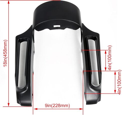 ECOTRIC Rear Fender Fascia Extension Compatible with 2014-Up Harley Touring Electra Road Street Glide FLTR FLTRX FLHX FLHXS Fender Filler Panel in Saudi Arabia
