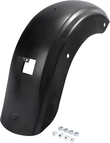 TCT-MOTORPARTS Vivid Black Rear Fender Fit For Harley Road Street Glide 09-23 CVO Limited 16-22 Road King Special FLHRXS 2017-2025 in Saudi Arabia