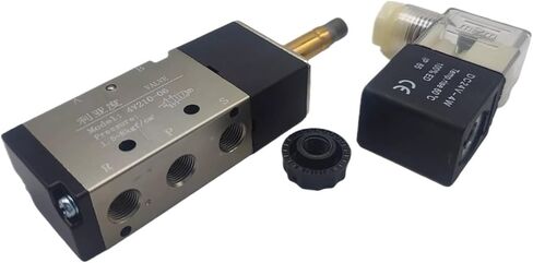 1pcs 4v210-08 06 Pneumatic Electric Solenoid 5 Way 2 Position Control Air Gas Magnetic Valve 12/24/220V Coil Volt(AC110V) in Saudi Arabia