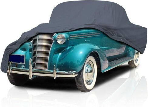 Ultimum Series Car Cover for Ford Deluxe 1937 1938 1939 1940 Coupe All Weather Protection Semi Custom Fit Full Coverage Dust, Sun, Snow, Rain Protection Outdoor Indoor in Saudi Arabia