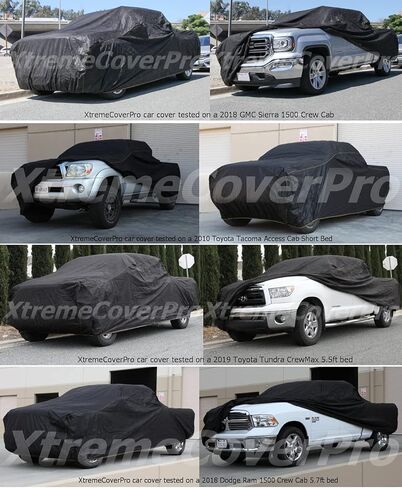 غطاء سيارة يناسب 2017 2018 2019 2020 2021 2022 GMC Sierra 1500 Crew Cab 5.75ft Bed XTREMECOVERPRO Diamond Series غطاء شاحنة رمادي in Kuwait