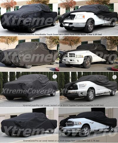 غطاء سيارة يناسب 2017 2018 2019 2020 2021 2022 GMC Sierra 1500 Crew Cab 5.75ft Bed XTREMECOVERPRO Diamond Series غطاء شاحنة رمادي in Kuwait