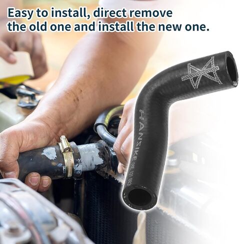 Radiator Hose Heater Hose No.06E121082C for Audi A4 3.2L V6 A/T for FWD Base Sedan 2006 Black Rubber 1 Pc Coolant Pipe Good Sealing in Saudi Arabia