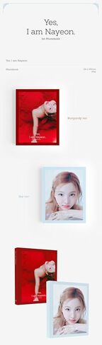 TWICE Nayeon Yes, I Am Nayeon 1st Photobook with Tracking Sealed NA YEON (Set(Burgundy+Sky)) in Saudi Arabia
