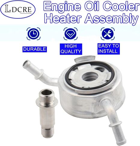 Engine Oil Cooler Heater Assembly Compatible with 2017–2024 Ram 1500, Replaces 918-495, 68271639AD, 68271639AB, 68271639AC in Saudi Arabia