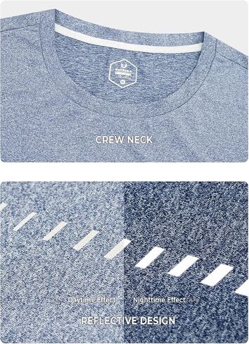 Men's T Shirts Short Sleeve Workout Running Shirts Quick Dry Athletic Gym Top in Saudi Arabia