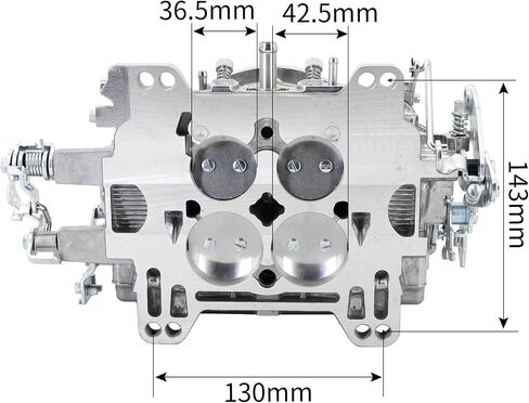 Dokili 1411 Carburetor Replacement for E.delbrock 750CFM 4-Barrel Square Bore Air Valve Secondary Electric Choke in Saudi Arabia