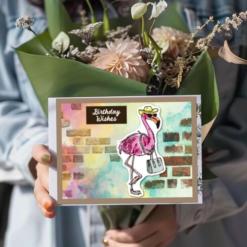GLOBLELAND Cartoon Birthday Animal Clear Stamps Mouse Dog Frog Elephant Cow Turtle Silicone Clear Stamp Seals Funny Animals Transparent Stamps for DIY Scrapbooking Cards Making Photo Album Journal in Saudi Arabia