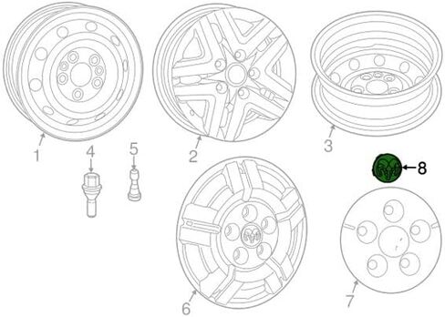 Wheel Cap in Saudi Arabia