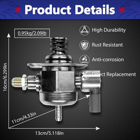 مضخة وقود عالية الضغط 06H127025Q متوافقة مع 2008-2017 Audi A3 Q3 TT TTS، VW Beetle GTI CC Eos Jetta Passat Tiguan الناتج المحلي الإجمالي 905 HM10011 L4 1.8L 2.0L in Saudi Arabia
