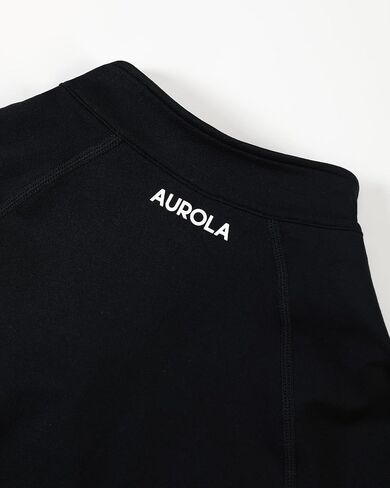 AUROLA Influence Workout Jacket for Women, Half Zip Cropped Slim Fit Long Sleeve Yoga Jackets Athletic Top with Thumb Holes in Saudi Arabia