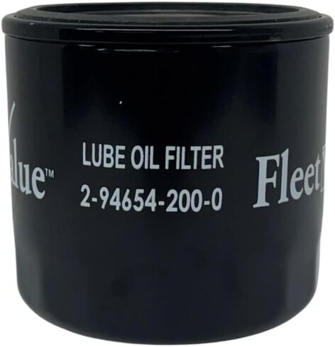 FleetValue Isuzu Diesel Oil Filter, part# 2-94654-200-0 or gm part#94654200, for 2011-2026 Isuzu 4HK1 Diesel 4.8L/5.2L (RJS, RQD) Engines, OEM Replacement, Fleet Maintenance, 1ct in Saudi Arabia