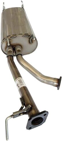 Northeastern Exhaust | Stainless Steel Exhaust Center Muffler Compatible for Toyota Sequoia 2001-2007 4.7L | Free Gaskets and Clamp Included | Automotive Replacement Part in Saudi Arabia