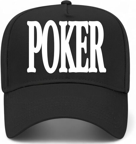 Poker Serif Vintage Trucker Hat | Premium Adjustable Snapback Baseball Hat for Men & Women in Saudi Arabia
