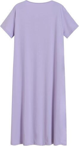 Latuza Women's Long Nightgown Soft Cotton Night Gown in Saudi Arabia