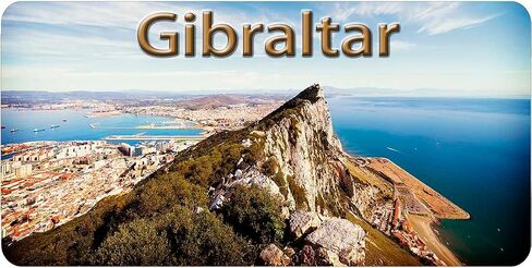 Gibraltar Novelty Car Auto License Plate in Saudi Arabia
