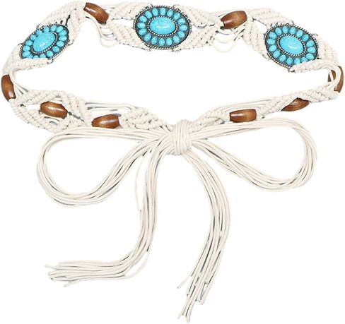 Girls Bohemia Beads Waist Belt For Banquet Costume Waist Body Jewelry For Jeans Pants Belt With Tassels in Kuwait