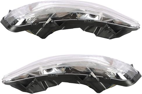 munirater 2-Pack Bumper Turn Signal Lights w/DRL Fog Lamps Assembly Left + Right Replacement for Malibu 2019-2024 in Saudi Arabia
