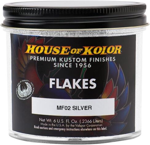 House of Kolor MF02-C01 MF Series Silver Dry Flake (6 oz) in Saudi Arabia