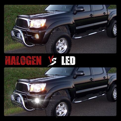 BUNKER INDUST LED Fog Lights Compatible with 2016-2022 Toyota Tacoma, Bumper Driving Fog Lamp Kit Replacement Foglight (1 Pair) in Saudi Arabia