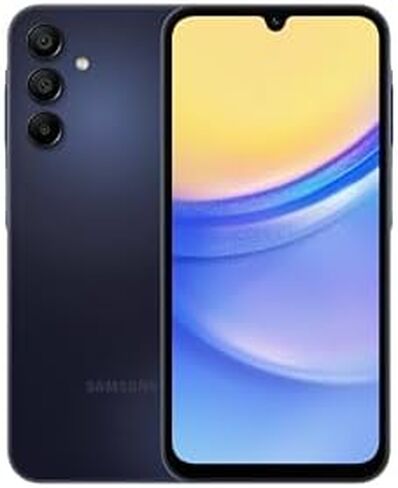 Samsung Galaxy A15 (SM-155M/DSN), 128GB 6GB RAM, Dual SIM, Factory Unlocked GSM, International Version (Ring Grip Case Bundle) (Blue Black) in Saudi Arabia