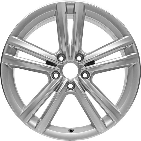 حافة عجلة جديدة من سبائك الألومنيوم الفضية مقاس 18x8 مقاس 18 بوصة تناسب Volkswagen VW Passat 2012 2013 2014 2015 ALY69929U20N in Kuwait