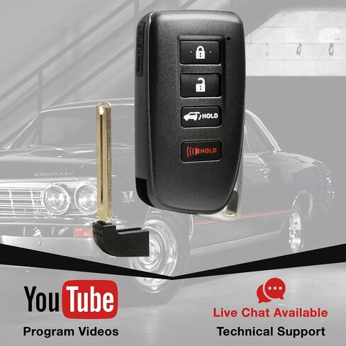 USARemote Key Fob استبدال بدون مفتاح دخول عن بعد لعام 2016 2017 2018 2019 2020 2021 Lexus LX570 RX350 RX350L RX450H RX450HL مفتاح ذكي للقرب بأربعة أزرار (HYQ14FBB، G Board 0010، 89904-0E160) in Saudi Arabia