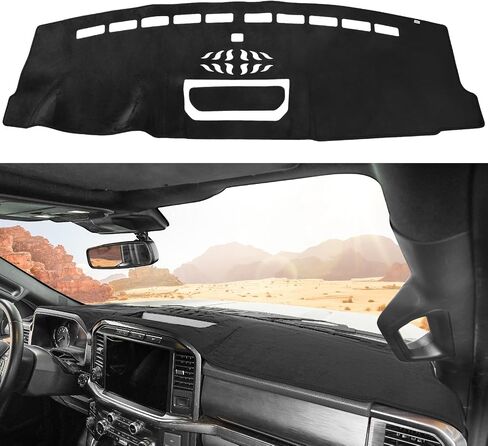 JOYTUTUS Dash Cover Dashboard Cover Mat Compatible with 2021-2025 F150, Car Interior Dash Covers, Dash Board Cover for Car Trucks, Never Fade Dashmat, Not for 22-25 Lightning/25 King Ranch Raptor in Saudi Arabia