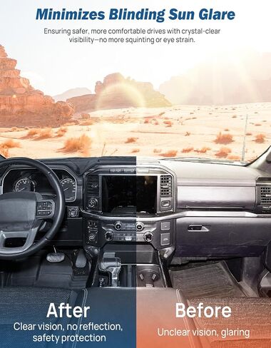 JOYTUTUS Dash Cover Dashboard Cover Mat Compatible with 2021-2025 F150, Car Interior Dash Covers, Dash Board Cover for Car Trucks, Never Fade Dashmat, Not for 22-25 Lightning/25 King Ranch Raptor in Saudi Arabia