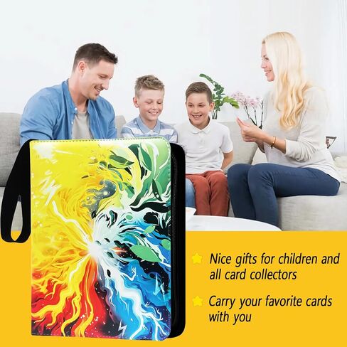Premium 900 Pockets Trading Card Binder و 9 بطاقات جيب جمع ألبومات حامل الكتب مع Zipper و 50 من الأكمام القابلة للإزالة ، لبطاقات الألعاب الرياضية Game in Saudi Arabia