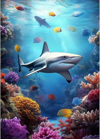 CEOVR Diamond Painting Kits, Sea Turtle Diamond Art Dots for Adults Beginners, 5D Full Drill DIY Crystal Gem Art, Adult Crafts Kits Arts and Crafts, Wall Decor for Home Office 12x16inch in Kuwait